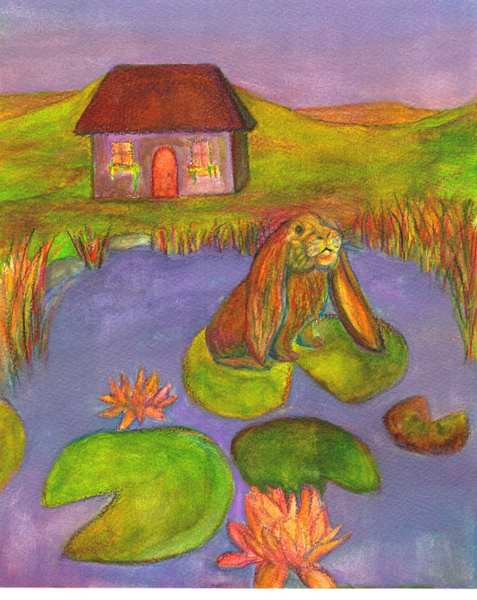 ‘Ribbit Rabbit’ Print