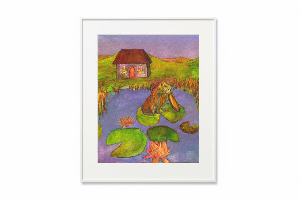 ‘Ribbit Rabbit’ Print