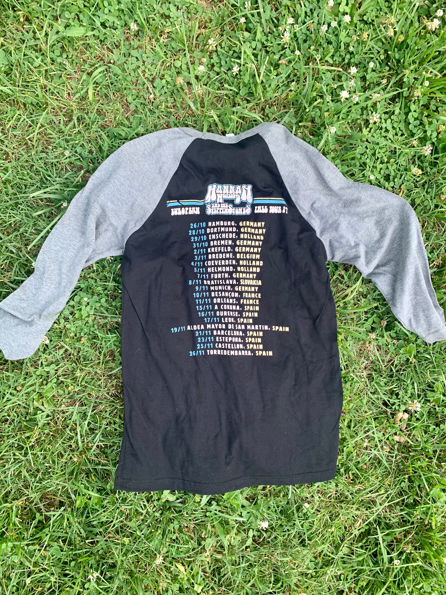 "Vintage" 2017 Euro Tour Unisex Baseball T