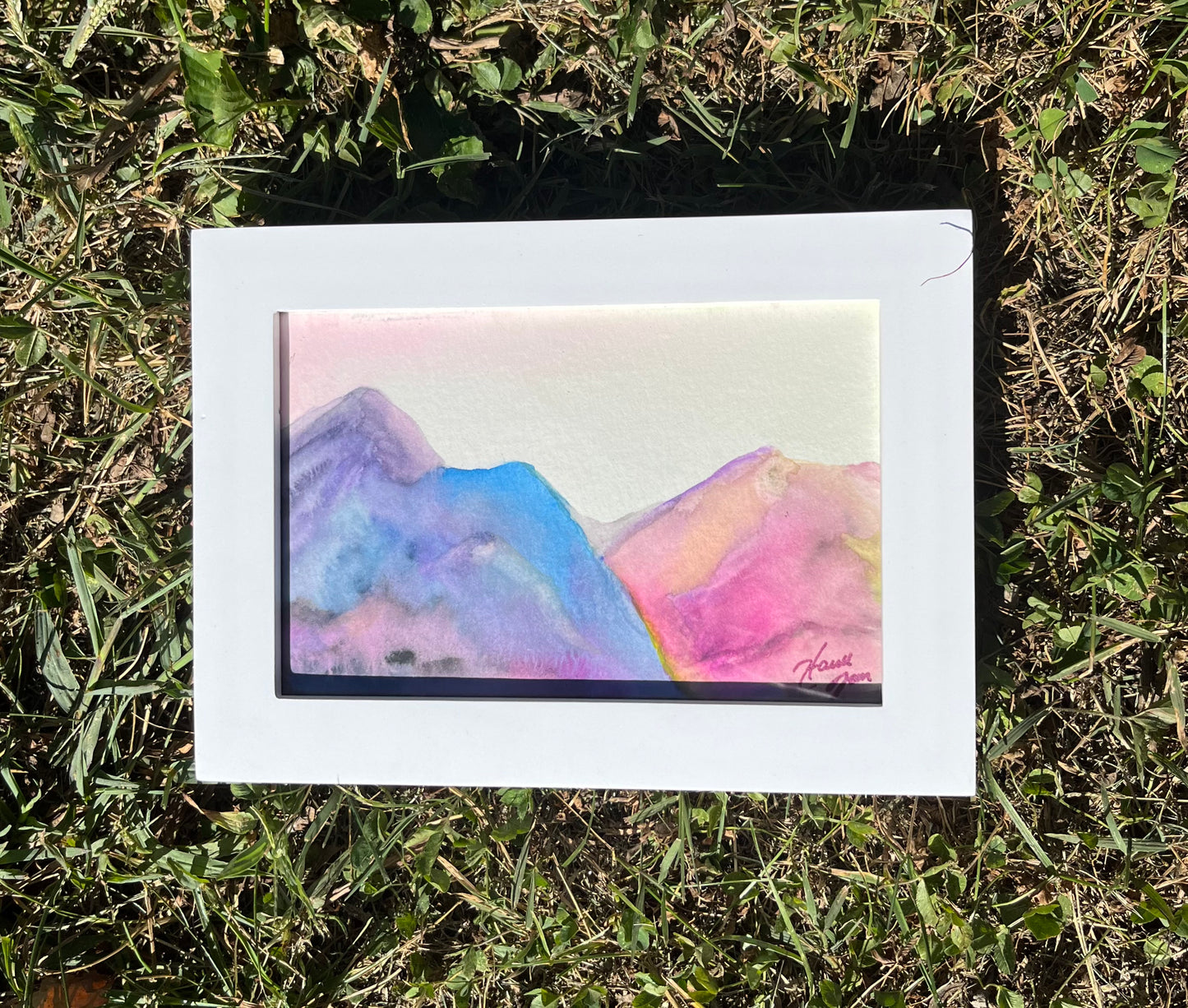 ‘Cotton Candy Mountain’ Original Miniature