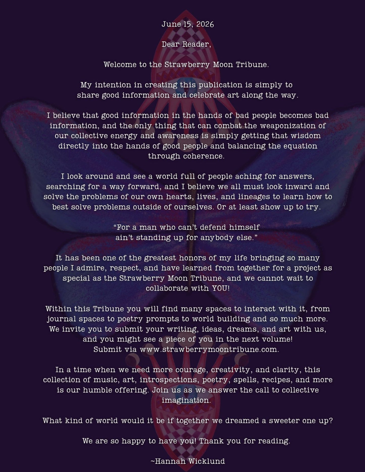 Strawberry Moon Tribune — Volume I — Digital