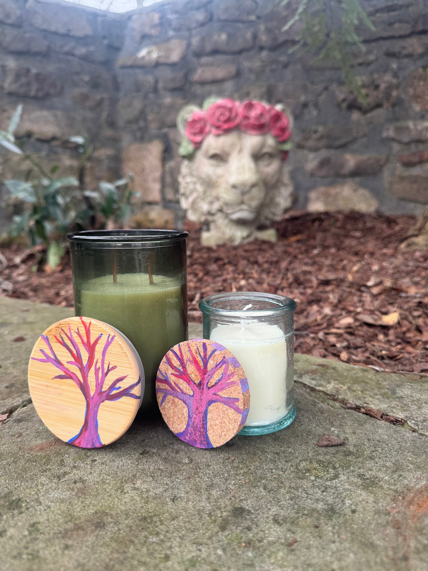 Handpainted Candles- ‘Mother Tree’ Series